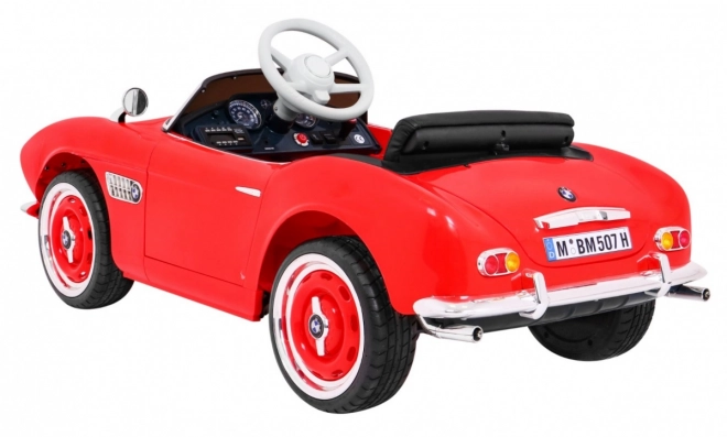 Detské elektrické auto BMW 507 Retro červené