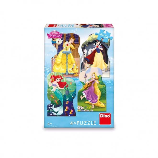 Puzzle Disney Princezné 4x54 dielikov