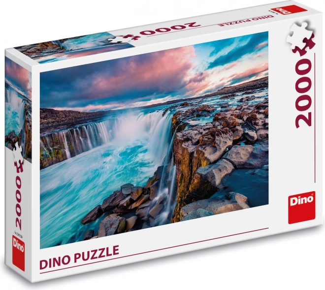 Puzzle Vodopád Selfoss 2000 dielikov