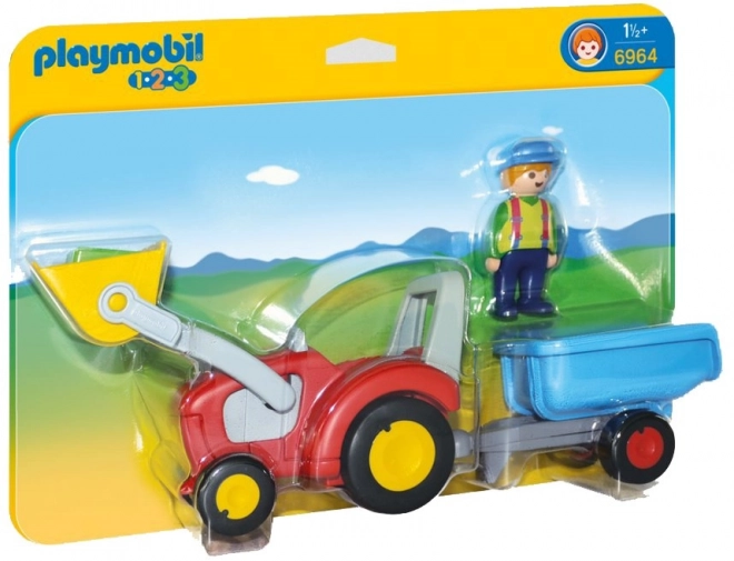 Traktor s prívesom PLAYMOBIL® 1.2.3