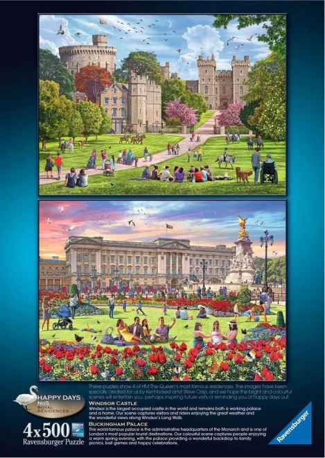 Puzzle Kráľovské rezidencie Veľkej Británie