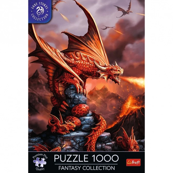 Puzzle Ohnivý drak Anne Stokes