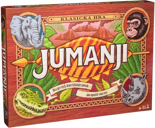 stolová hra JUMANJI – dobrodružná rodinná hra
