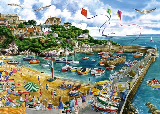 Puzzle Prístav v Newquay 1000 dielikov