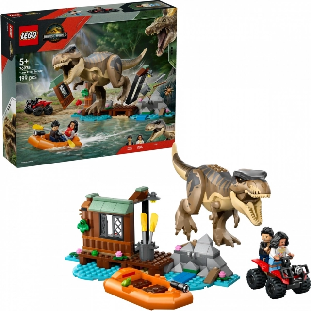 Lego Jurský svet Útek riekou pred Tyrannosaurom