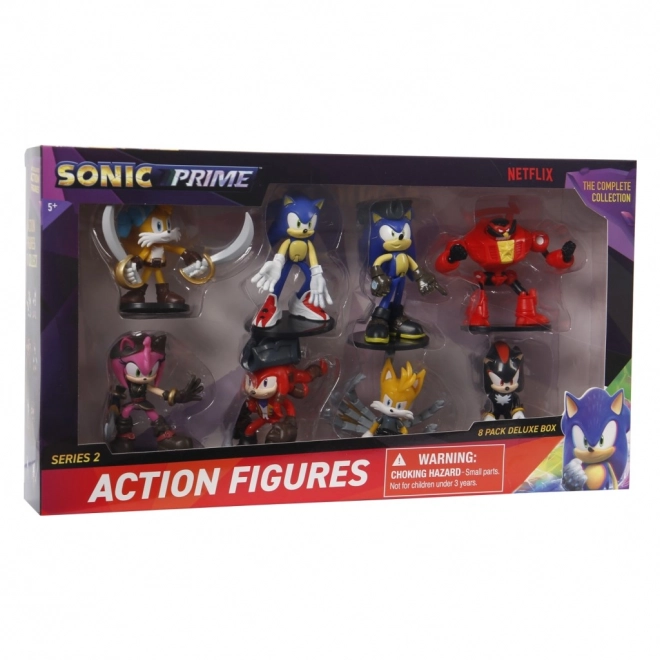 Sonic akčné figúrky - Deluxe box s 8 figúrkami