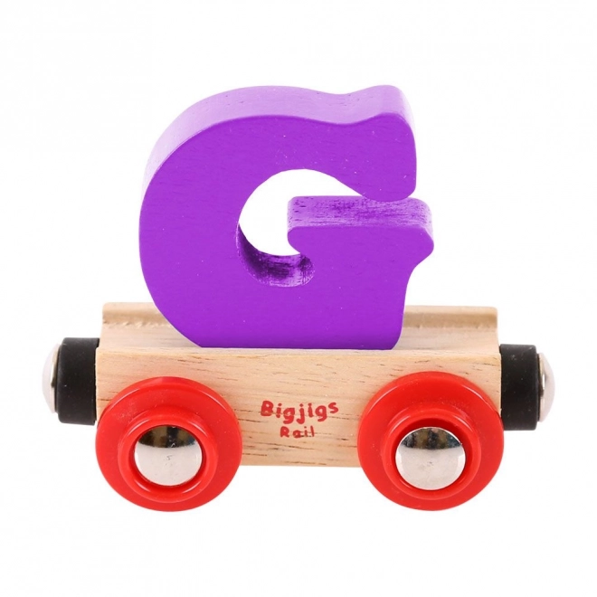 Vagónik Bigjigs Rail s písmenom G