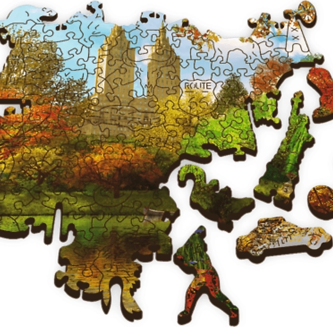 Drevené puzzle Central Park New York