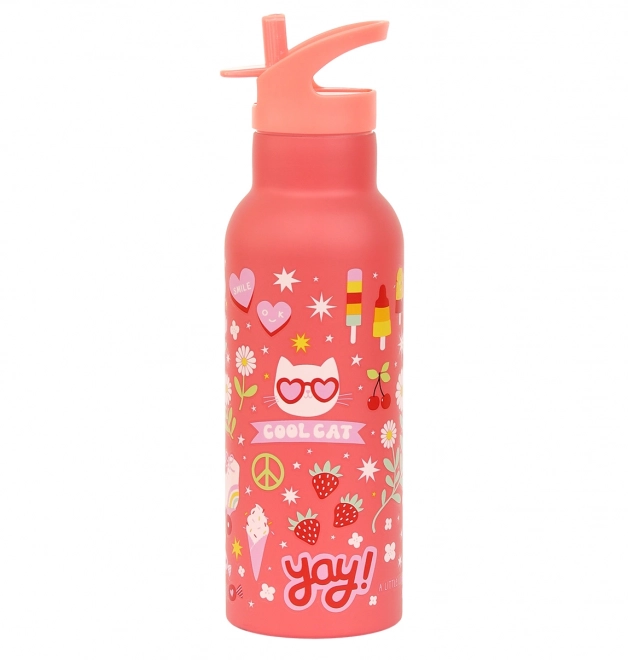 A Little Lovely Company Nerezová fľaša na pitie 500 ml – Zábava