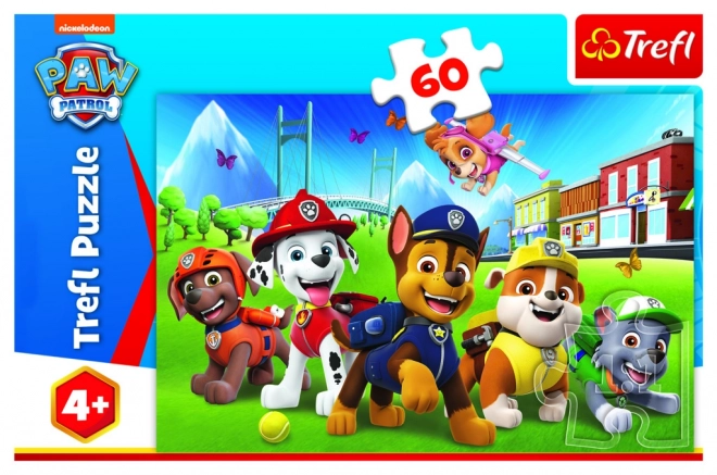 Puzzle 60 dielikov Na čistinke Paw Patrol