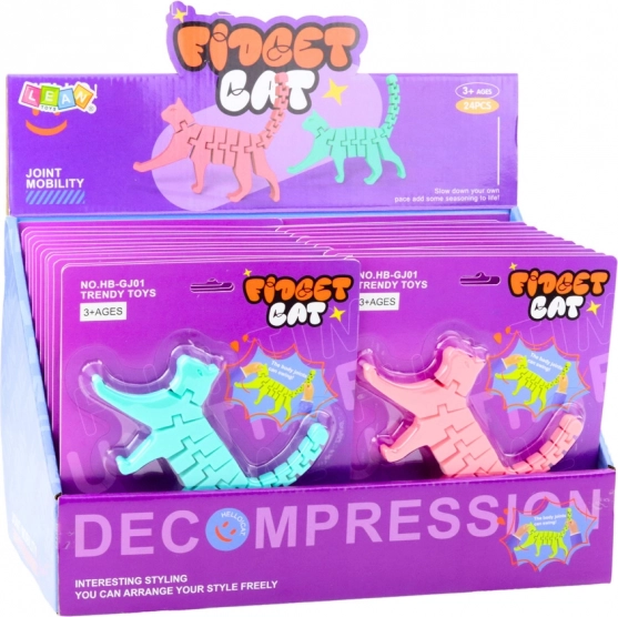 Puzzle Mačka Fidget 3D Skladačka