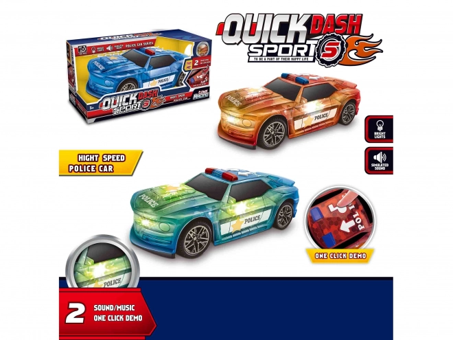 Policajné auto s efektmi
