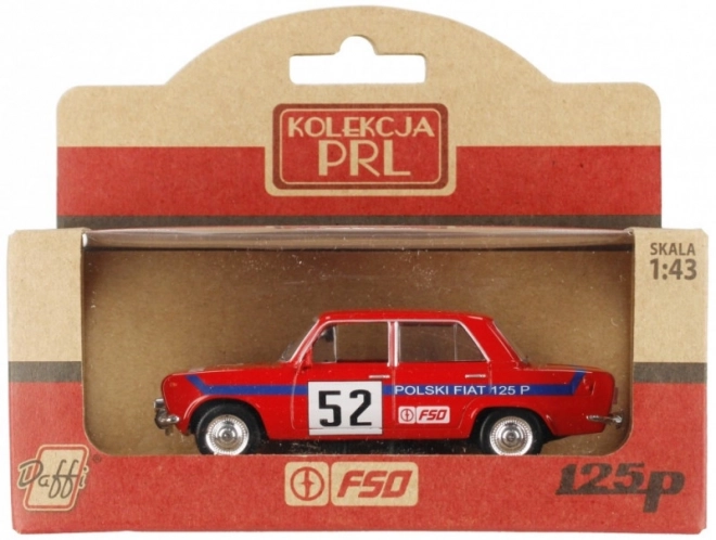 Pojazd Fiat 126p Rally Červený