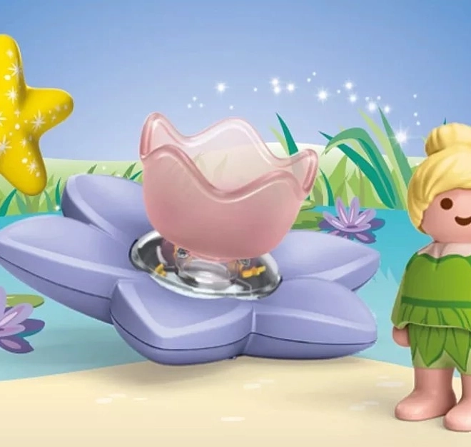 Sada s figúrkou JUNIOR & Disney: Cinkáč a magický plávajúci kvet