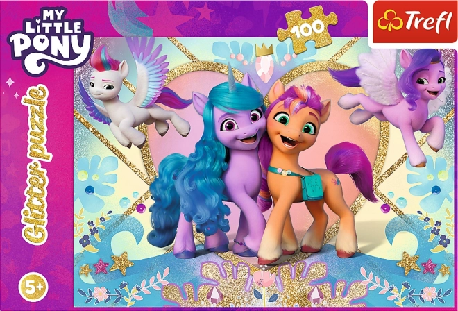 TrefL trblietavé puzzle My Little Pony 100 dielikov