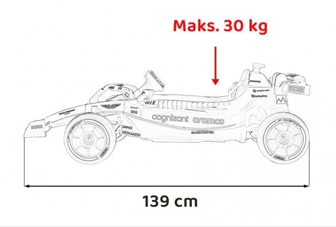 Vozidlo formule 1 Aston Martin Cognizant Aramco