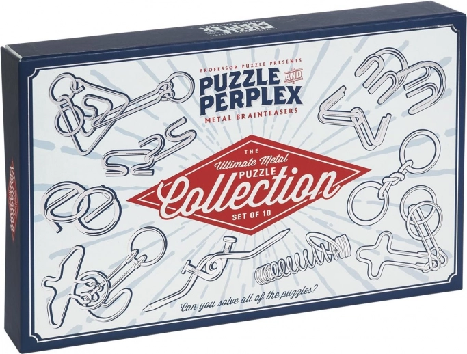 Puzzle & Perplex: sada kovových hlavolamov od Professor Puzzle