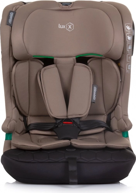 Chipolino detská autosedačka Lux X i-Size Isofix Macadamia