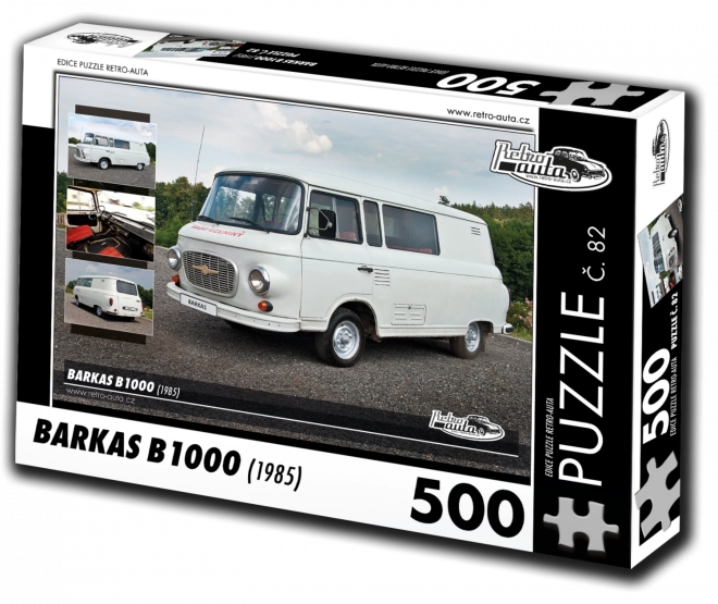 Retro autá Puzzle Barkas B 1000