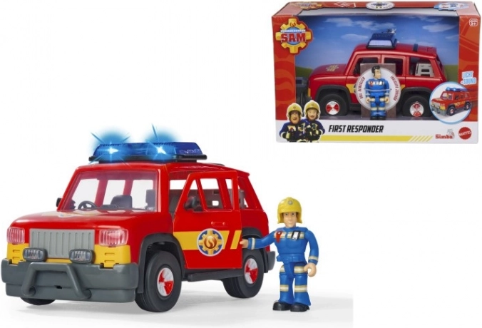 požiarnik sam jeep 4x4 prvá pomoc so svetlom a zvukom