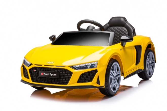 Detské elektrické auto Audi R8 žlté