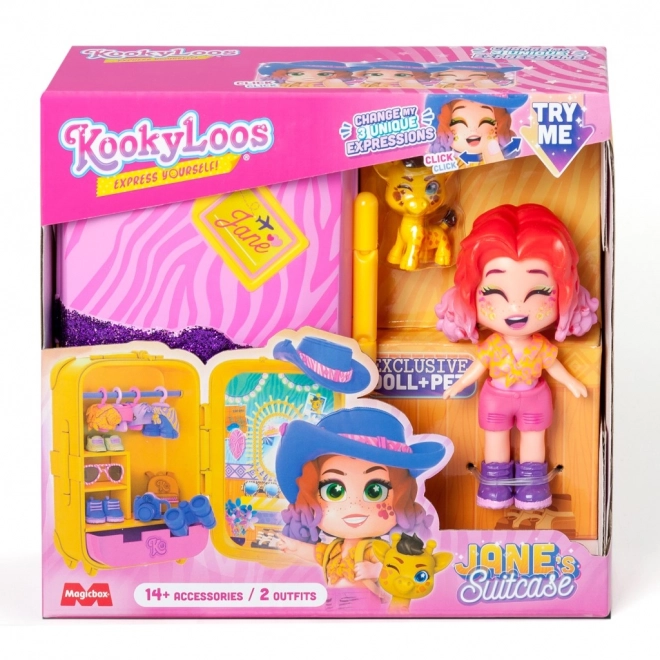 KookyLoos - Jane v kufríku s doplnkami
