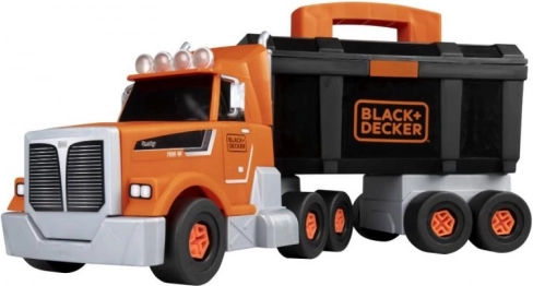 Kamión s náradím a vŕtačkou BLACK+DECKER, stavebnica pre deti 43 cm