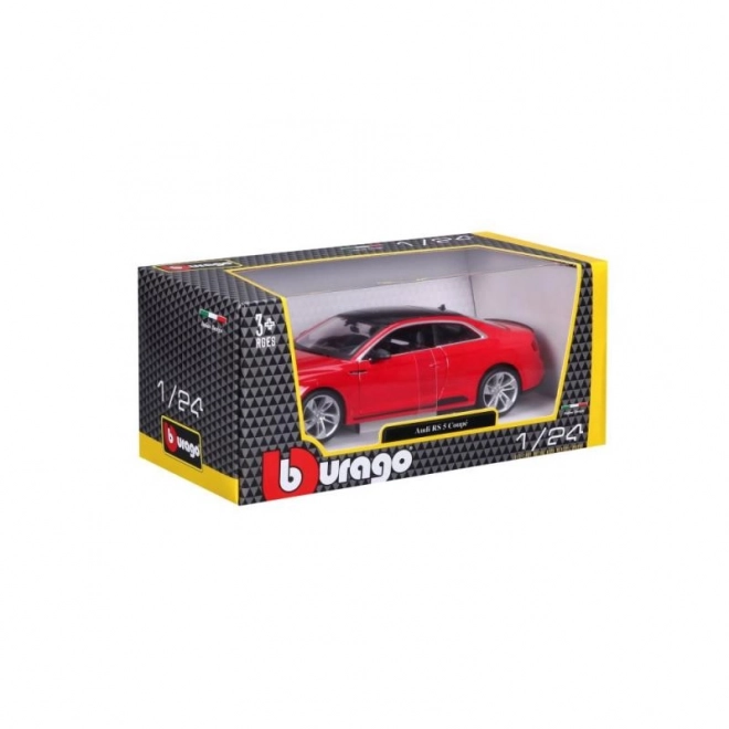 Bburago Audi RS 5 Coupe červený 1:24