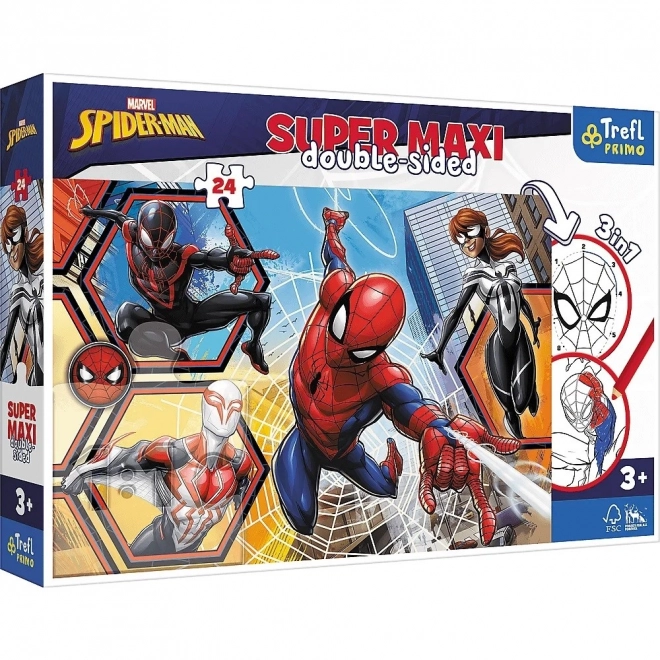 Obojstranné Puzzle Spiderman
