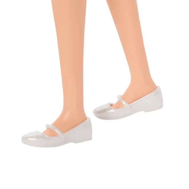 Barbie modelka kockované šaty