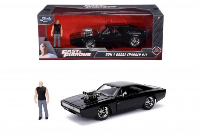 Rýchlo a zbesilo auto 1970 Dodge Charger 1:24 s figúrkou Dominic Toretto