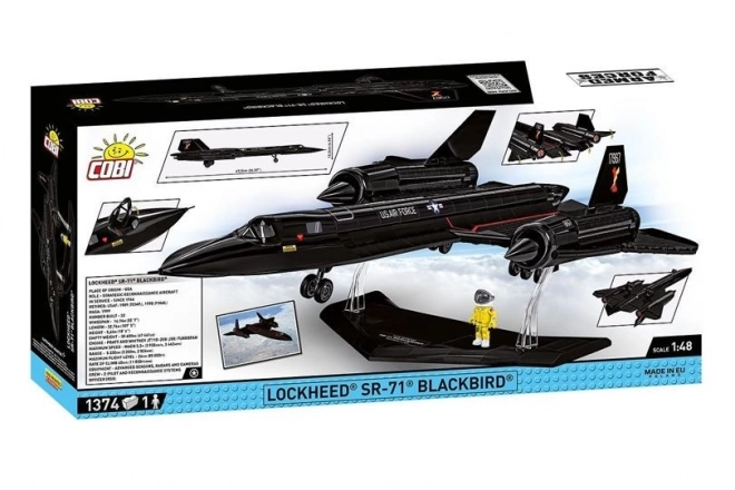 Kocky lietadlo Lockheed SR-71 1374 dielikov