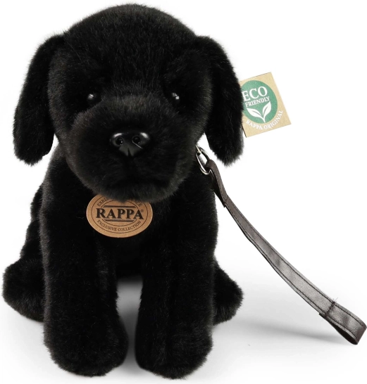 plyšový pes labrador čierny 25 cm eco-friendly
