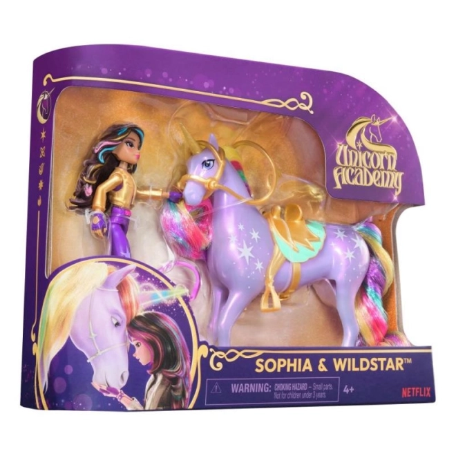 Unicorn Academy figúrky Sofia a Polárka 11 cm