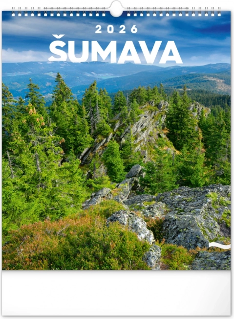 Nástenný kalendár Šumava 2026