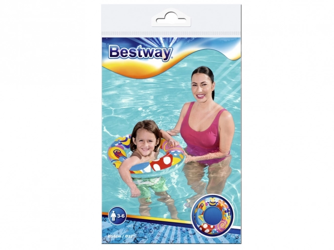 Bestway farebné plávacie koleso 56 cm