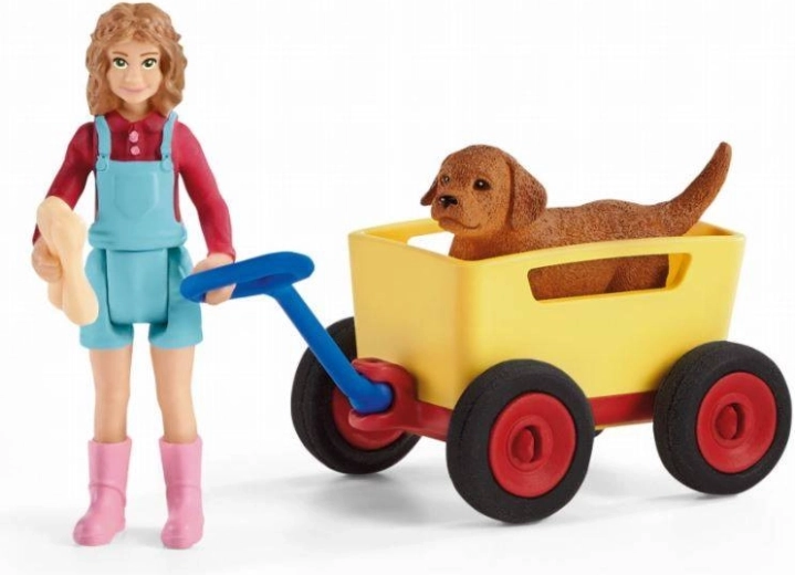 Roztomilý psík a kosť ako doplnok