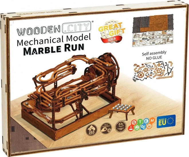 Drevené 3D puzzle Kuličková dráha