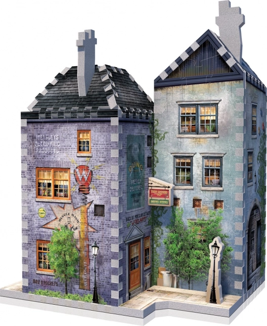 3D puzzle Harry Potter: Kratochvílné a kouzelnické kejkle a Denní věštec