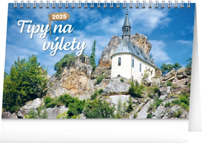 Notique stolový kalendár Tipy na výlety 2025