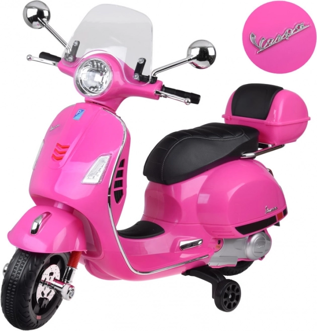 Elektrický skúter Vespa GTS Super pre deti – Ružová