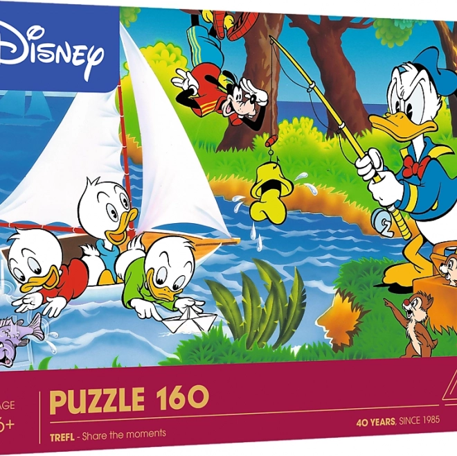 Puzzle Dobrodružstvo pri jazere 160 dielikov