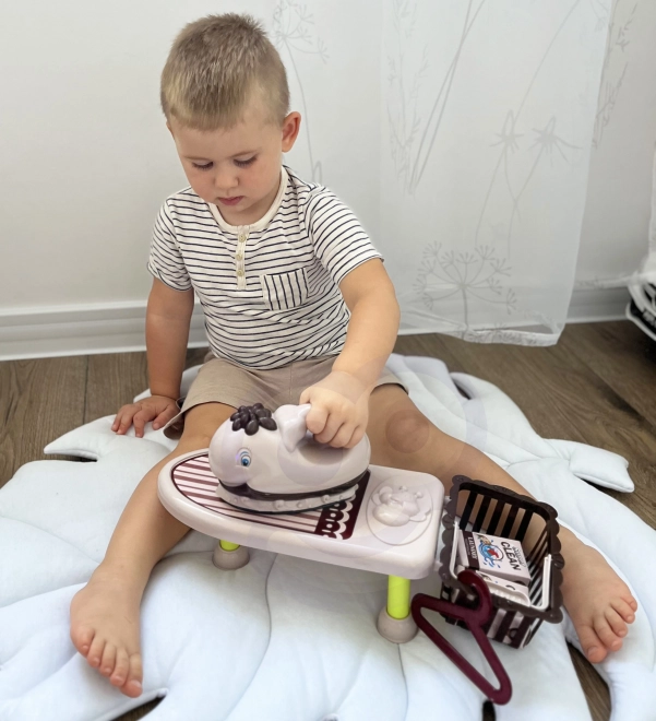 Woopie Detská sada na žehlenie 2v1 s doskou a hudbou