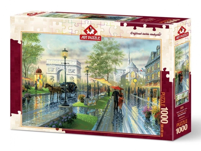 Puzzle Jarná prechádzka v Paríži 1000 dielov