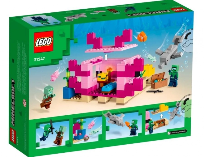 Lego Minecraft Domeček axolotlů