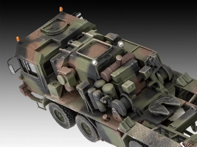 Model nákladného vozidla SLT 50-3 Elefant a tanku Leopard 2A4