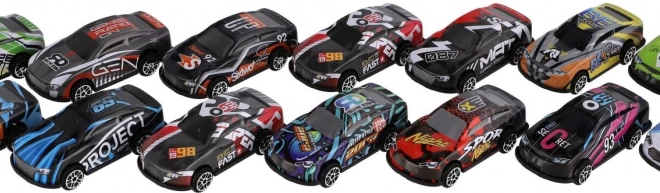 Mini pretekárske auto 6 cm mix farieb