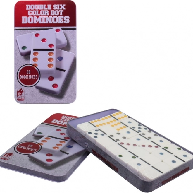 Domino v kovovej krabičke pre deti