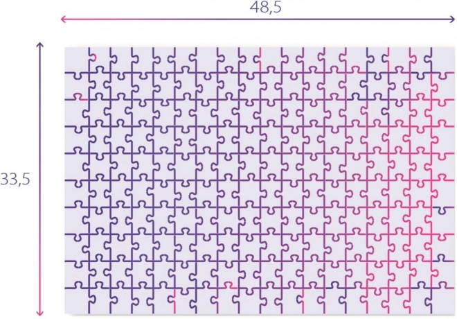 Puzzle Ledové královstvo 180 dielikov