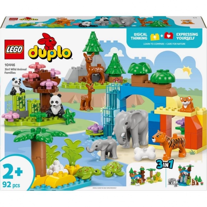 Rodiny divokých zvierat LEGO DUPLO 3 v 1